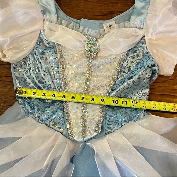 Disney Cinderella Gown Girls XL fit Women XS S Costume Dress Long Blue - Picture 15 of 16